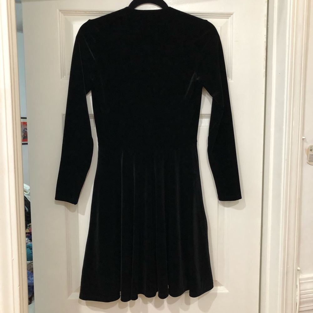 American Apparel Deep V Skater Dress - L - Picture 5 of 6